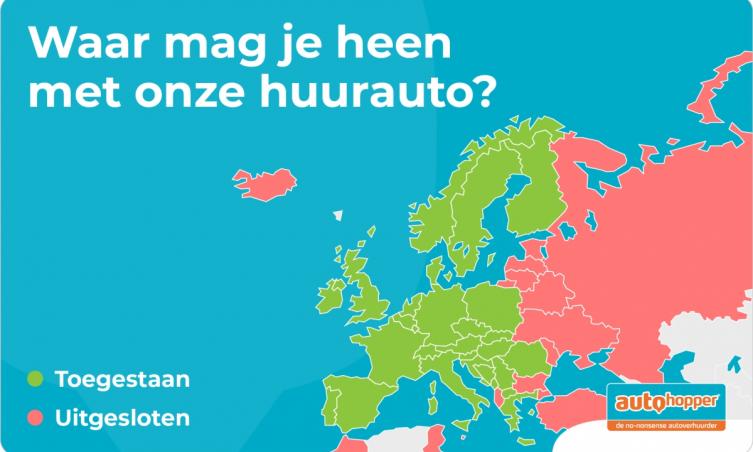 huurauto kaart