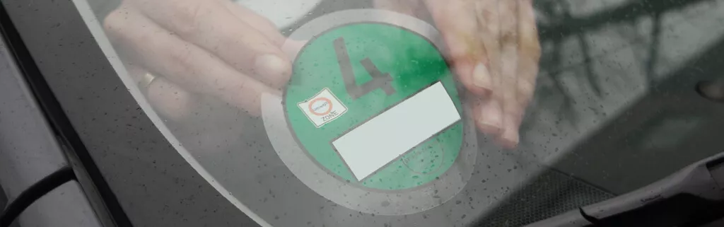 milieusticker autohopper