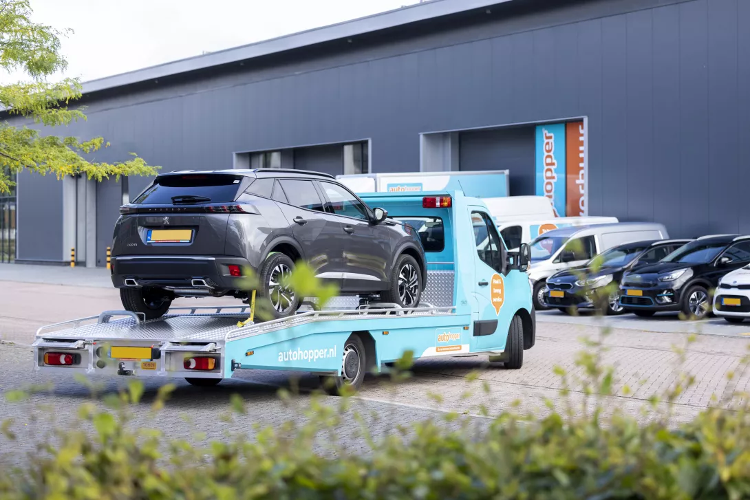 Autohopper oprijwagen